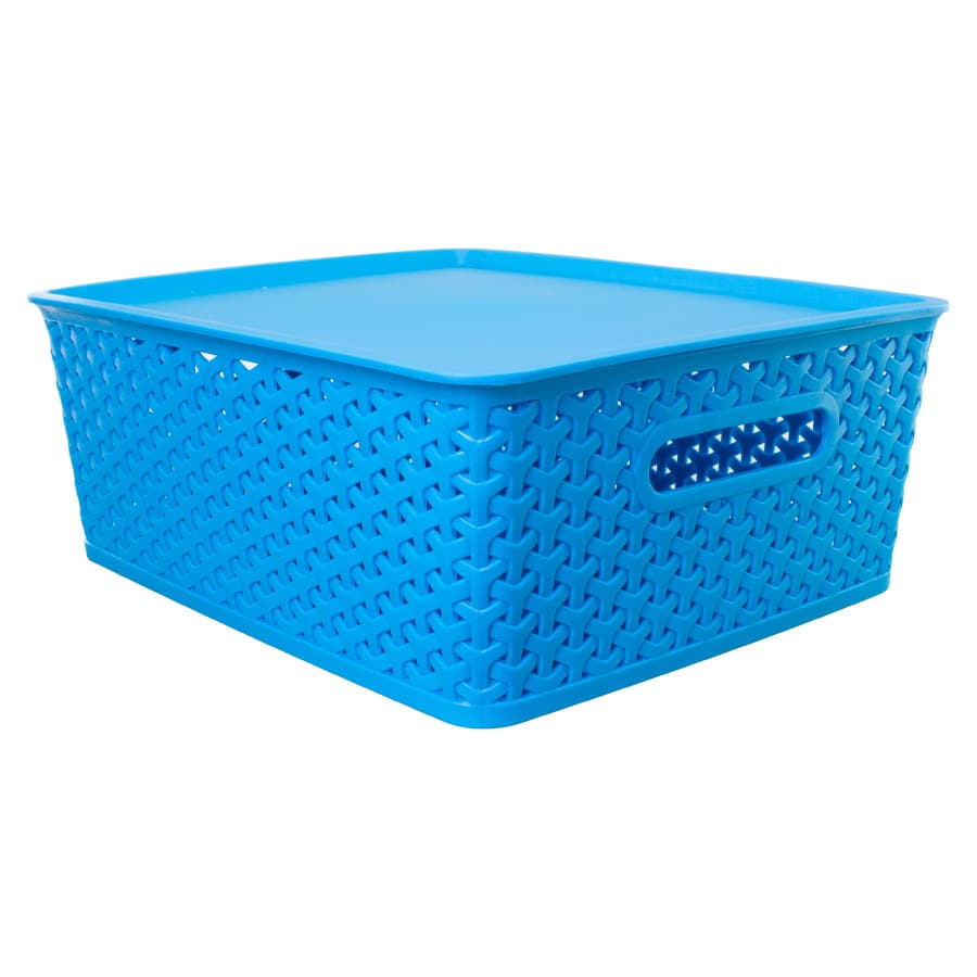 Canasto plástico 5 lt con tapa