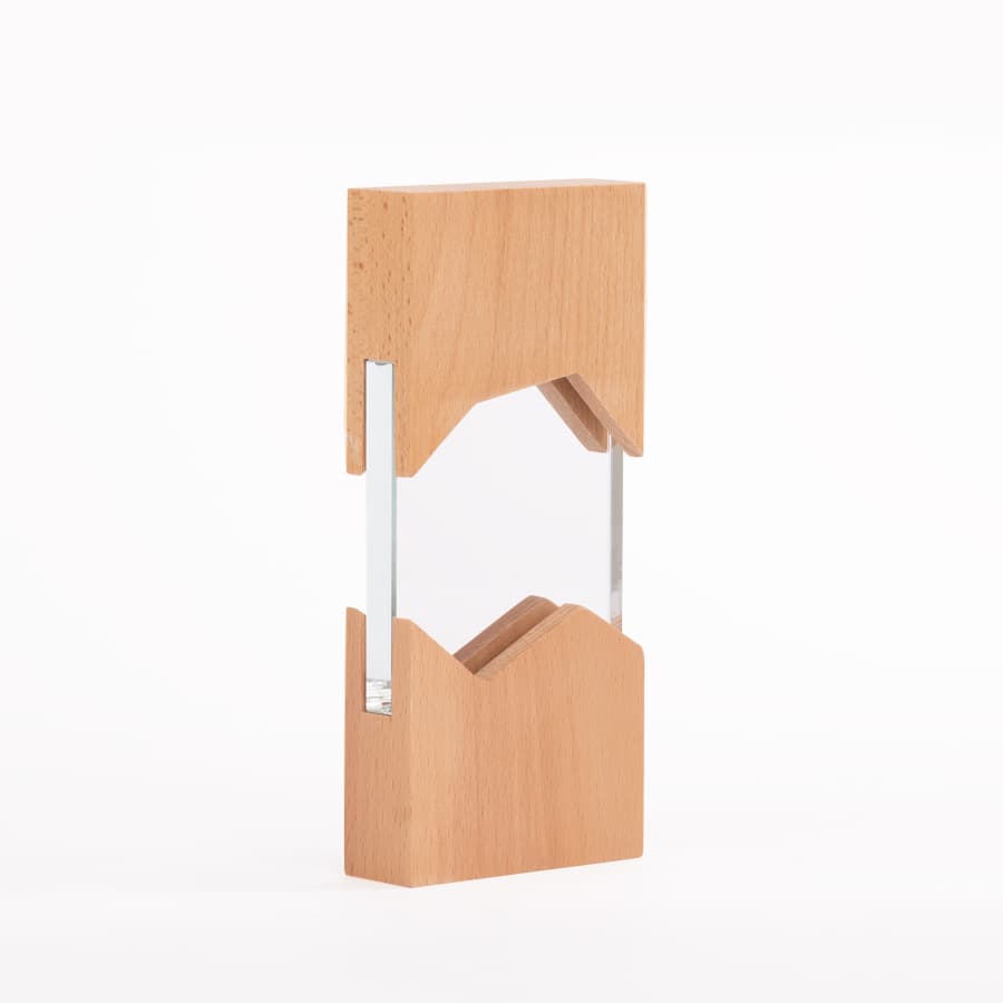 Trofeo de Acero Encobrizado y Cristal «Ladder»