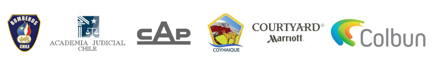 Bomberos de Chile, Academia Judicial, CAP, Coyhaique, Courtyard Marriott, Colbun